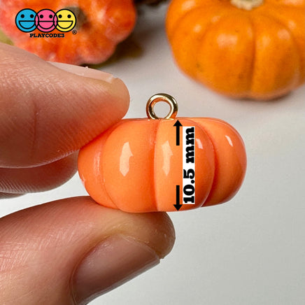 Pumpkin With Hooks Mini Charms Halloween Thanksgiving Cabochons Decoden 10 Pcs Playcode3 Llc Charm