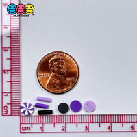 Purple Candy Eater Mix Fimo Slices Fake Sprinkles Candies Halloween Decoden Funfetti 5Mm Sprinkle