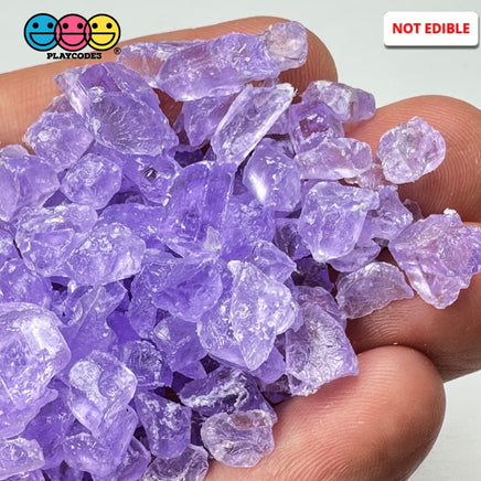 Purple Silica Acrylic Sand 100 Grams Slime Filler Fake Lava Rock Candy Sprinkle