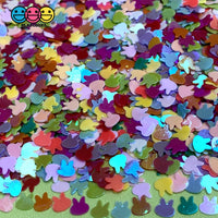 Iridescent Rabbit Bunny Glitters Nail Art 20/100 Grams 20 Sprinkle