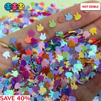 Iridescent Rabbit Bunny Glitters Nail Art 20/100 Grams Sprinkle