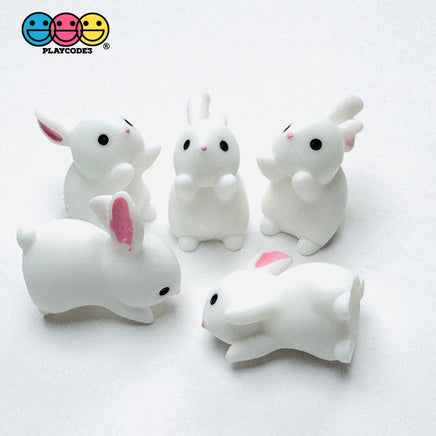 3D Rabbit Easter Holiday Cabochons Decoden Charm 5 pcs PLAYCODE3 LLC Charm