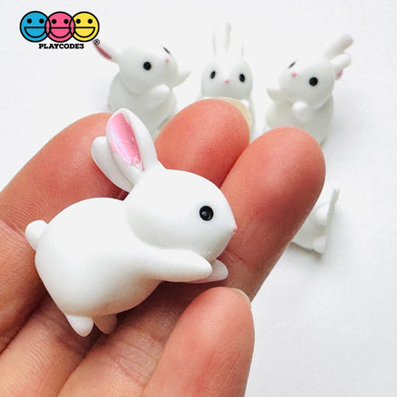 3D Rabbit Easter Holiday Cabochons Decoden Charm 5 pcs PLAYCODE3 LLC Charm