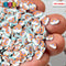 Rainbow And Clouds Fimo Mix Fake Polymer Clay Sprinkles Confetti Funfetti Sprinkle