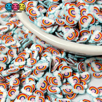 Rainbow And Clouds Fimo Mix Fake Polymer Clay Sprinkles Confetti Funfetti Sprinkle
