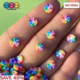 Rainbow Candy Polymer Clay Sprinkles Decoden Sprinkle