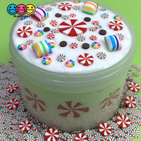 Rainbow Candy Polymer Clay Fake Sprinkles Kaleidoscope Design Decoden Sprinkle
