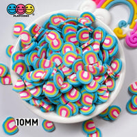 Rainbow Luck Charms Fimo Slices Fake Clay Sprinkles 10/5Mm 20 Grams / 10 Mm Sprinkle