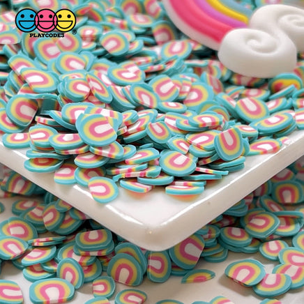 Rainbow Luck Charms Fimo Slices Fake Clay Sprinkles 10/5Mm Sprinkle