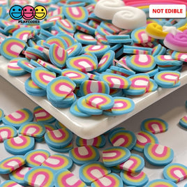 Rainbow Luck Charms Fimo Slices Fake Clay Sprinkles 10/5Mm Sprinkle