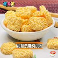 Ramen Instant Noddle Miniatures Mixed Charm Round And Square Flatback Charms 10 Pcs