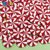 Peppermint Candy Swirl Christmas Design Fake Sprinkles Decoden Sprinkle