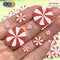Peppermint Candy Swirl Christmas Design Fake Sprinkles Decoden Sprinkle