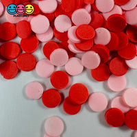 Red Pink Flower Confetti Fake Clay Sprinkles Discs Valentines Day Decoden Jimmies Funfetti Playcode3