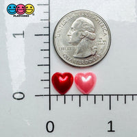 Red Pink Love Hearts Valentine’s Day Flatback Cabochons Decoden Charm 100 Pcs