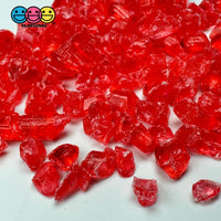 Red Silica Acrylic Sand 100 Grams Slime Filler Fake Lava Rock Candy Sprinkle