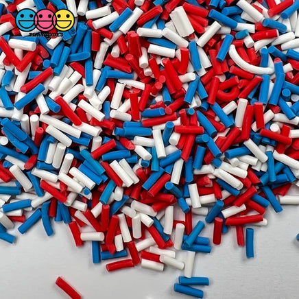 Red White And Blue 4Th Of July Fake Sprinkles Decoden Jimmies Sprinkle