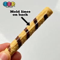 Rolled Wafer Fake Food Dessert Not A Toy Realistic Imitation Life Like Bendable Pvc Plastic 5 Pcs