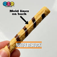 Rolled Wafer Fake Food Dessert Not A Toy Realistic Imitation Life Like Bendable Pvc Plastic 5 Pcs