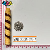 Rolled Wafer Fake Food Dessert Not A Toy Realistic Imitation Life Like Bendable Pvc Plastic 5 Pcs