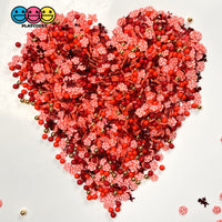Rose Bouquet Faux Gold Beads Sprinkles Fimo Valentines Mix Glitter Cupid Funfetti Sprinkle