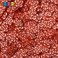Rose Red Roses Fimo Slices Flowers Sprinkles Valentines Funfetti 5Mm 20 Grams Sprinkle