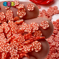 Rose Red Roses Fimo Slices Flowers Sprinkles Valentines Funfetti 5Mm Sprinkle