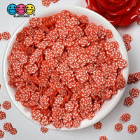Rose Red Roses Fimo Slices Flowers Sprinkles Valentines Funfetti 5Mm Sprinkle
