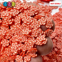 Rose Red Roses Fimo Slices Flowers Sprinkles Valentines Funfetti 5Mm Sprinkle