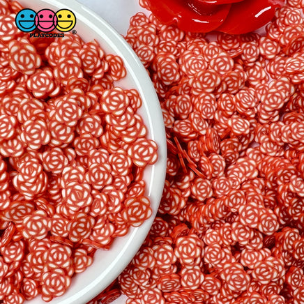 Rose Red Roses Fimo Slices Flowers Sprinkles Valentines Funfetti 5Mm Sprinkle
