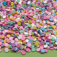 Round Confetti Fake Sprinkles Pastel Rainbow Decoden Jimmies 20 Grams Sprinkle
