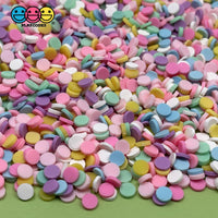 Round Confetti Fake Sprinkles Pastel Rainbow Decoden Jimmies 20 Grams Sprinkle