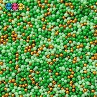 Saint Patricks Day Mix Nonpareil Glass 1.9Mm Beads Caviar Faux Sprinkles Decoden 20 Grams Bead