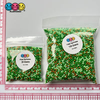 Saint Patricks Day Mix Nonpareil Glass 1.9Mm Beads Caviar Faux Sprinkles Decoden Bead