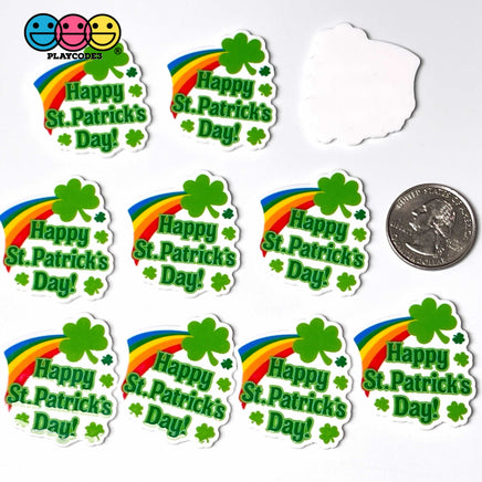 Saint Patricks Day Them Planars Holiday Clover Shamrock Leprechaun Hat Rainbow Gold Planar Decoden