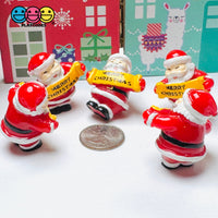 Santa Carrying Toy Sack Christmas Holiday Cabochon Charm Decoden 1 pcs Charm