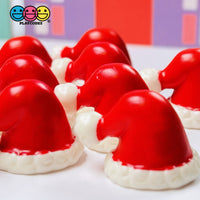 Santa Claus Hat 3D Charm Christmas Charms Cabochons 10 Pcs