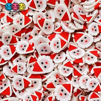 Santa Clause Face Fimo Saint Nick Fake Sprinkles Christmas Faux Confetti 20 Grams Sprinkle