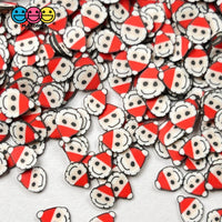 Santa Clause With Hat Fimo Fake Sprinkles Christmas Saint Nick Confetti Funfetti Sprinkle