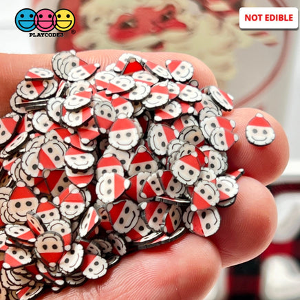 Santa Clause With Hat Fimo Fake Sprinkles Christmas Saint Nick Confetti Funfetti Sprinkle