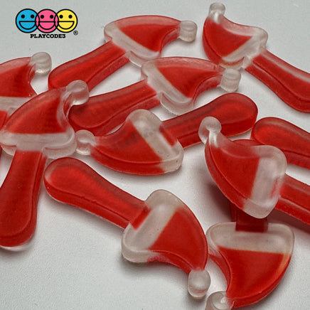 Santa Hat Christmas Holiday Flatback Cabochons Decoden Charm 10 Pcs Playcode3 Llc