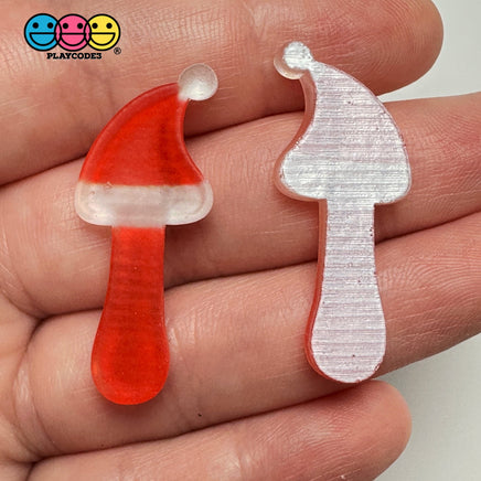 Santa Hat Christmas Holiday Flatback Cabochons Decoden Charm 10 Pcs Playcode3 Llc