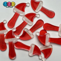 Santa Hat Christmas Holiday Flatback Cabochons Decoden Charm 10 Pcs Playcode3 Llc