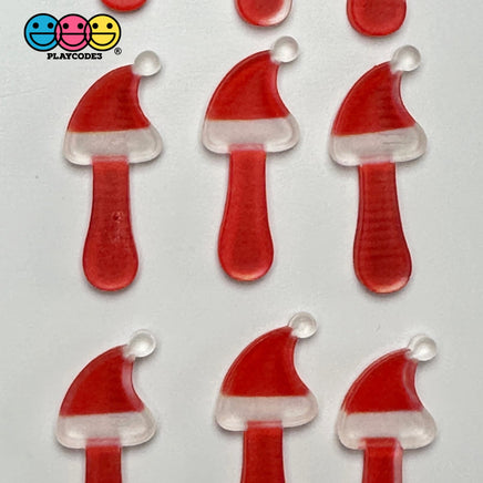 Santa Hat Christmas Holiday Flatback Cabochons Decoden Charm 10 Pcs Playcode3 Llc