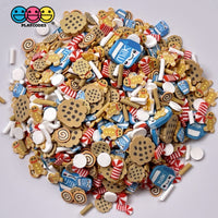 Santas Midnight Snack Milk Cookies Gingerbread Man Candy Canes Fimo Christmas Mix Fake Sprinkles