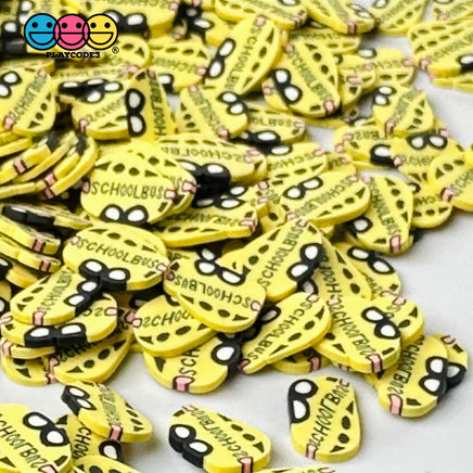 School Bus Back To Theme Fake Clay Sprinkles Decoden Fimo Jimmies Playcode3 Llc Sprinkle