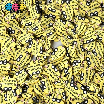 School Bus Back To Theme Fake Clay Sprinkles Decoden Fimo Jimmies Playcode3 Llc Sprinkle