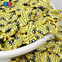 School Bus Back To Theme Fake Clay Sprinkles Decoden Fimo Jimmies Playcode3 Llc Sprinkle