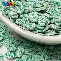 Sea Shells Green Fake Clay Sprinkles Fimo Flowers Decoden Jimmies Funfetti Sprinkle