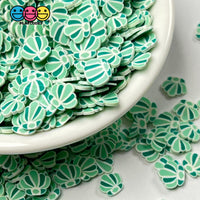 Sea Shells Green Fake Clay Sprinkles Fimo Flowers Decoden Jimmies Funfetti Sprinkle